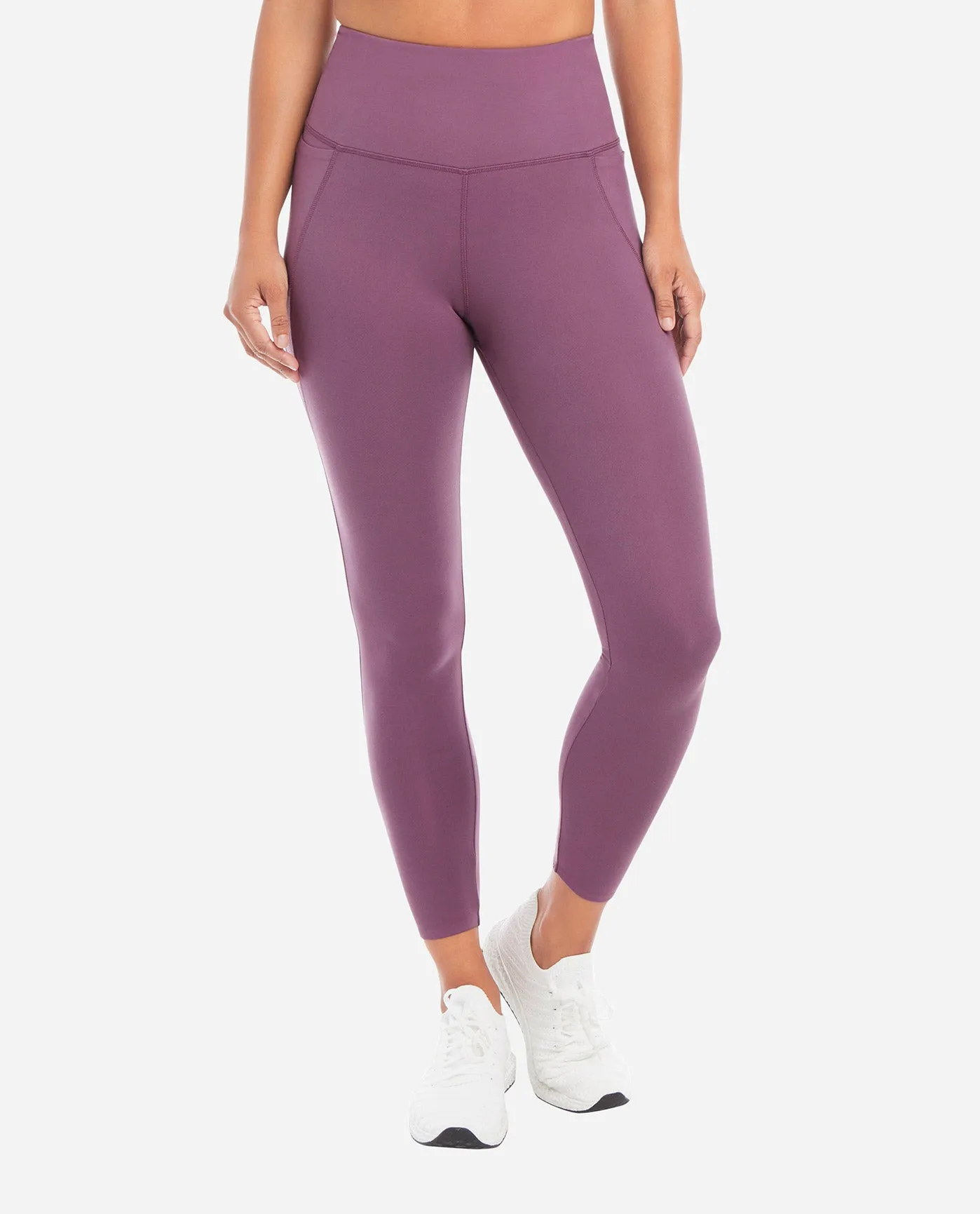 High Rise 7/8 Bonded Legging with Side Pockets