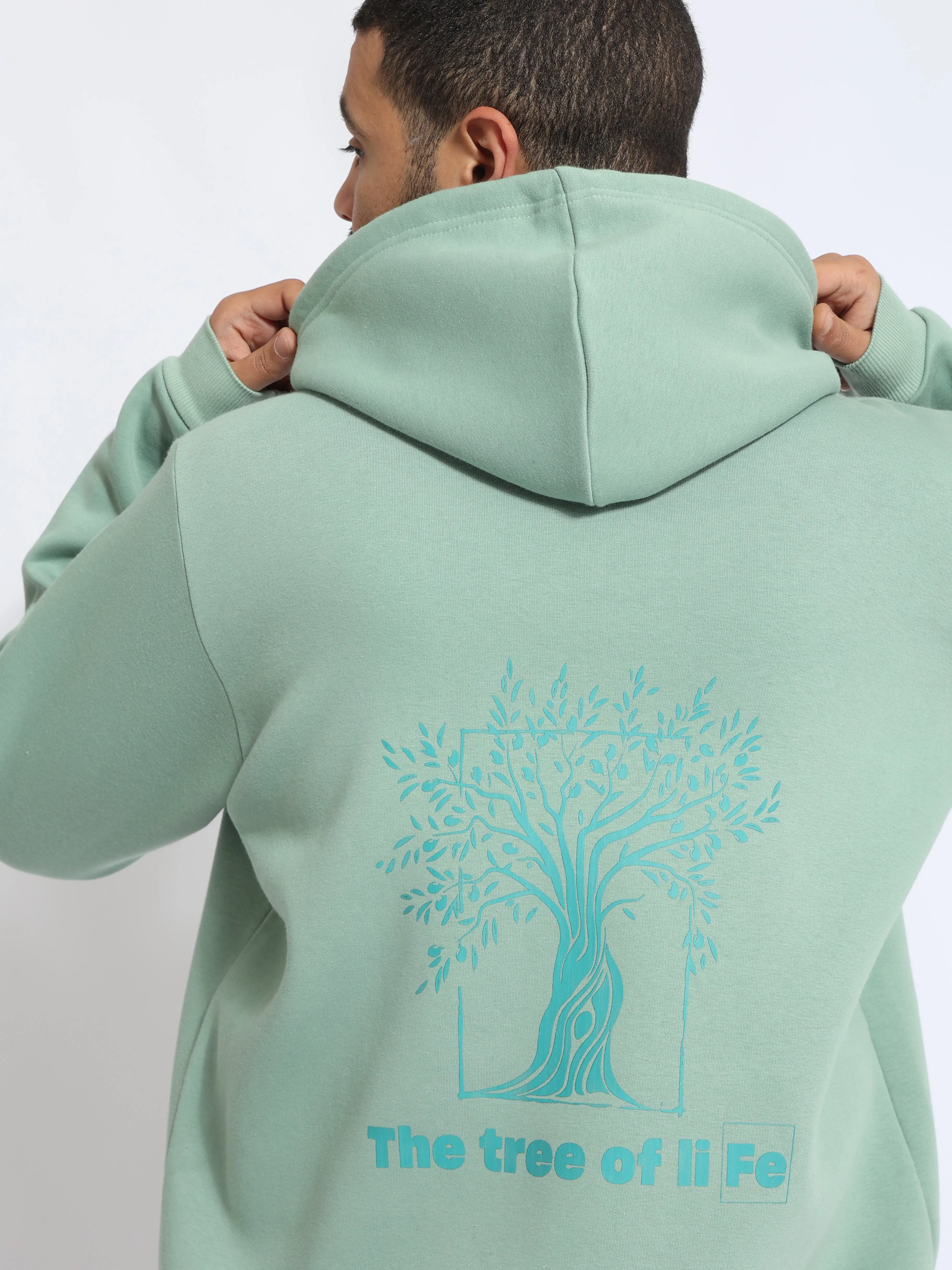 Hoodie - Kangaroo Pocket - "The Tree of Life" Back Print