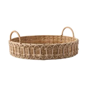 Juliska Provence Rattan Whitewash 16 Circular Tray