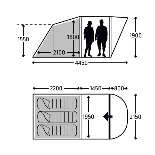 Kampa Brean 3 Air