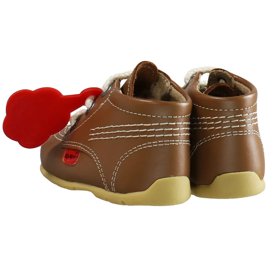 Kickers My First Kids Brown Shoes