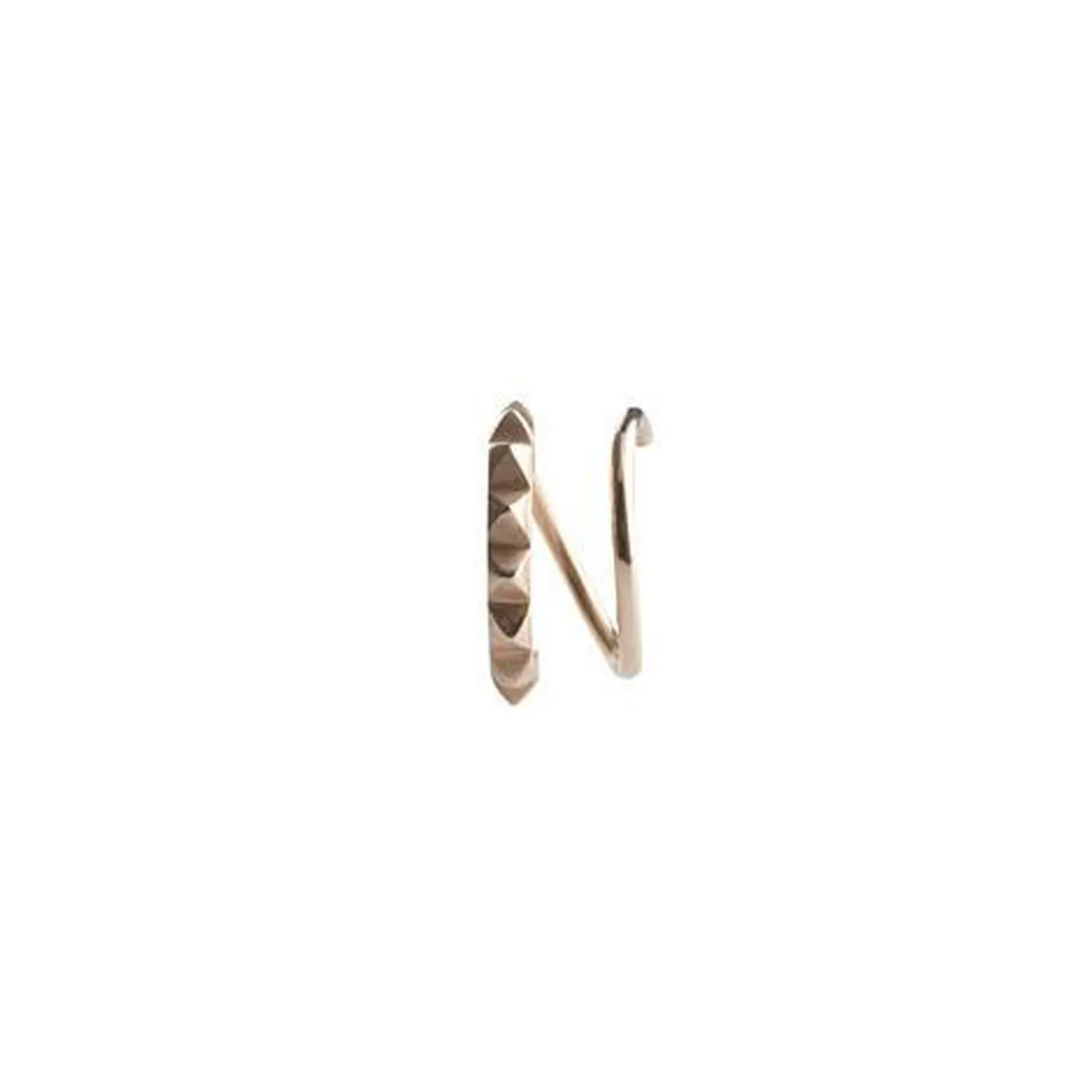 Klaxon Twirl Earring, Rose Gold