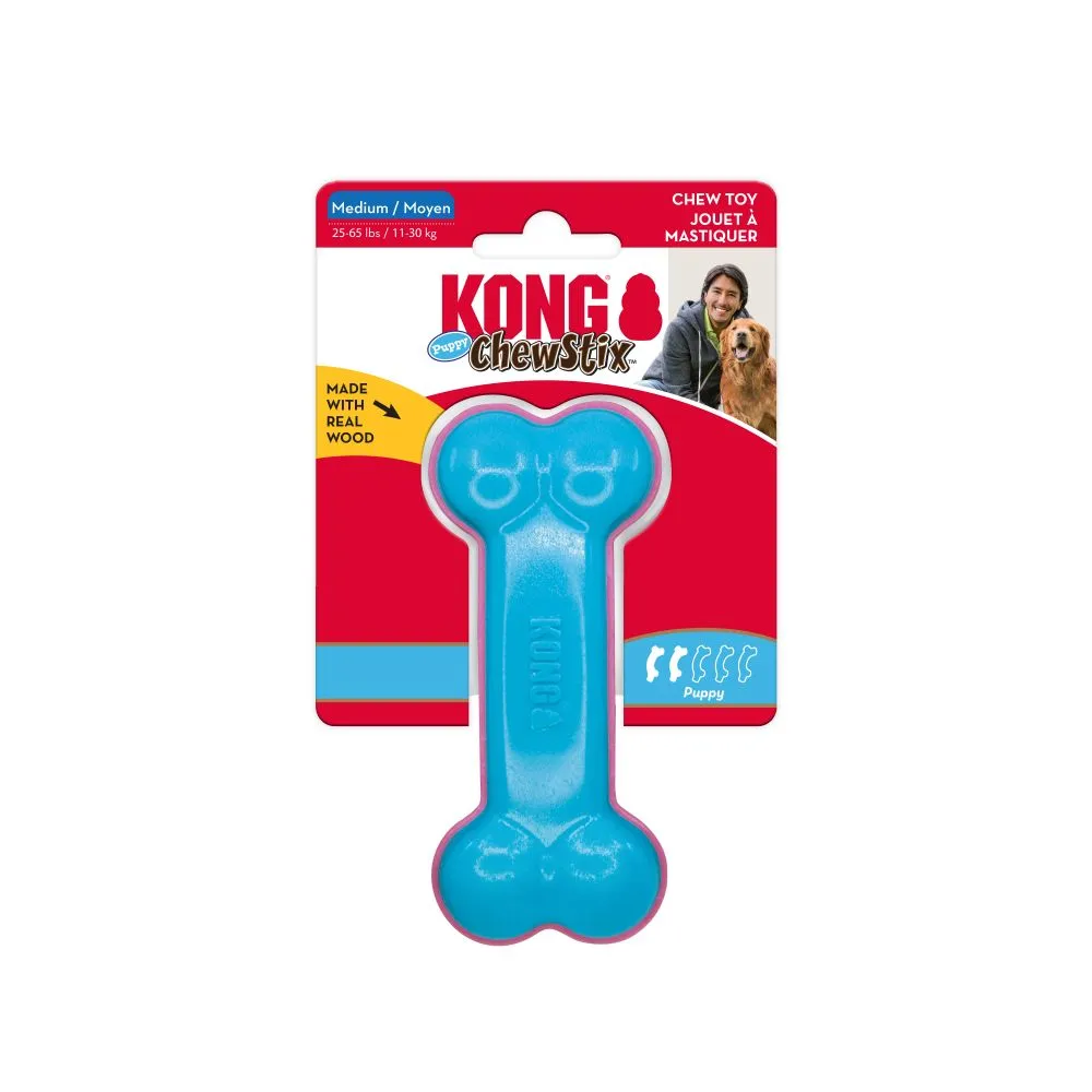 Kong ChewStix Curve Bone Puppy Dog Toy