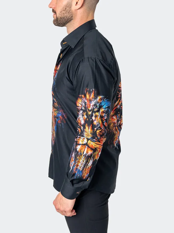 Maceoo Shirt | Fibonacci Lionink Black