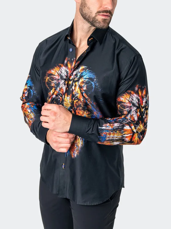 Maceoo Shirt | Fibonacci Lionink Black