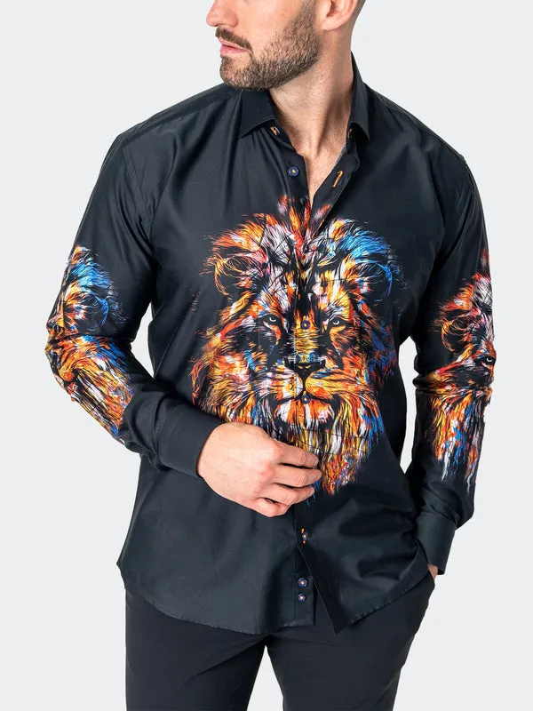 Maceoo Shirt | Fibonacci Lionink Black