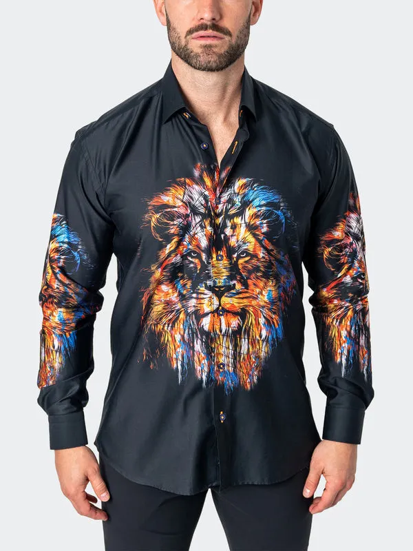 Maceoo Shirt | Fibonacci Lionink Black