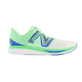 Men's New Balance FuelCell SuperComp Pacer, White/Vibrant Spring Glo, 12.5 D Medium