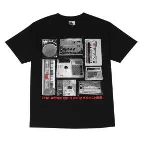 Mens Ongaku Beat Machines T-Shirt Black