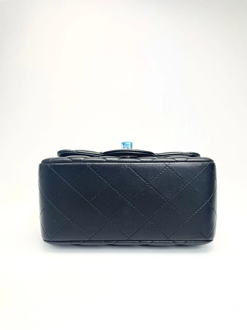 Mini Square Black Lambskin SHW (Cash Price in Description)