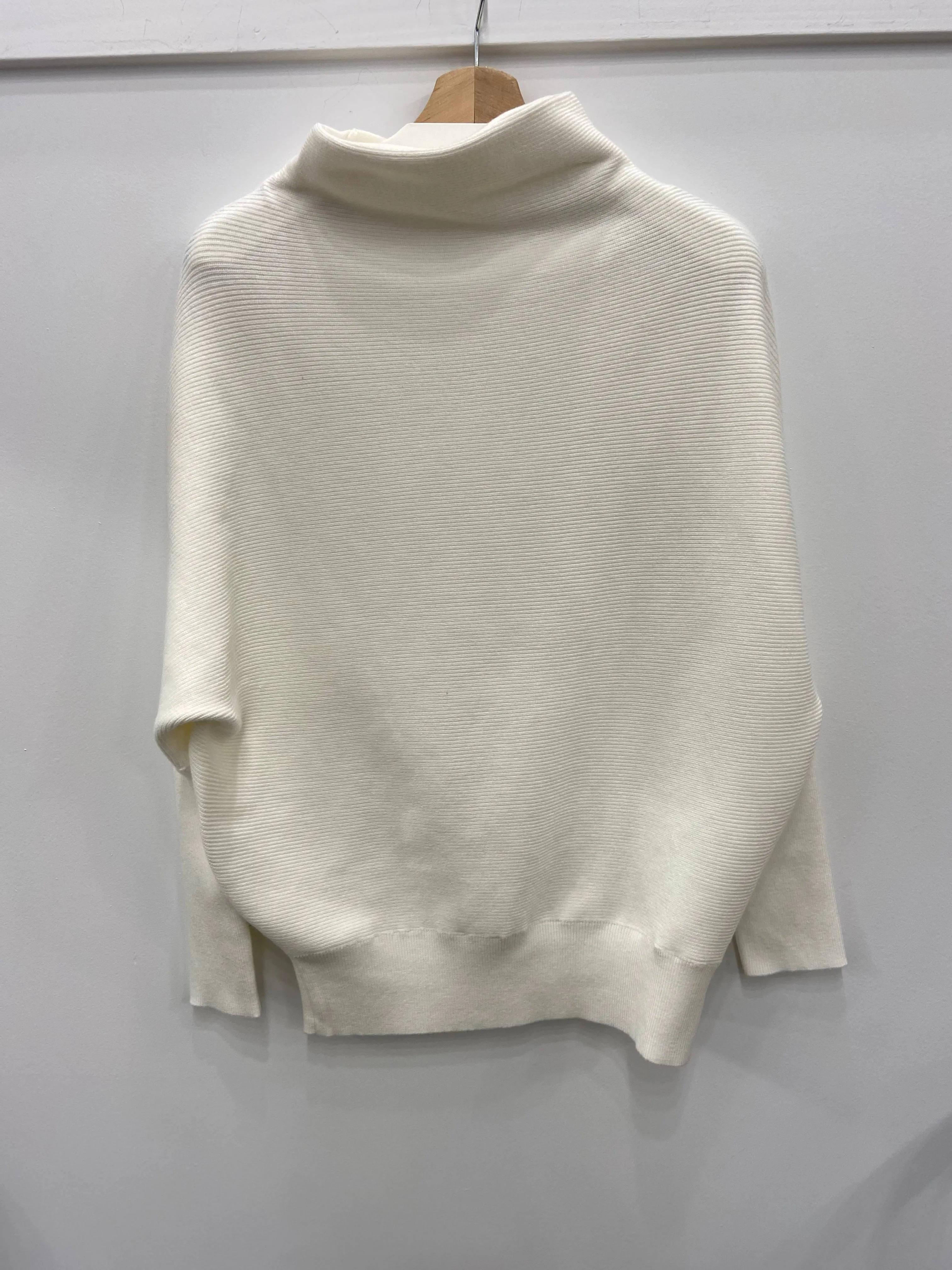 Minnie Dolman Sweater in Off White