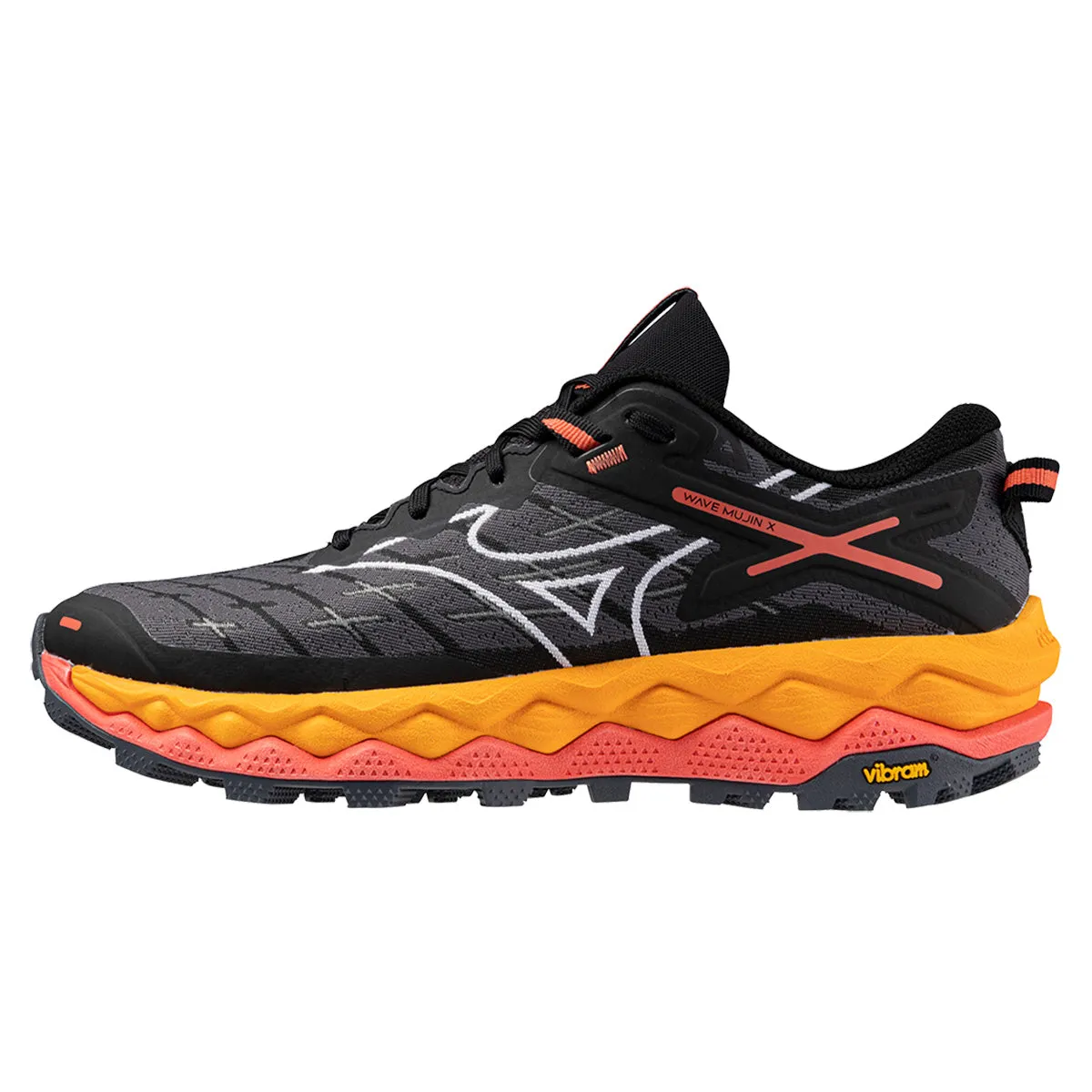 Mizuno Wave Mujin 10 Womens | Black/white/hot Coral