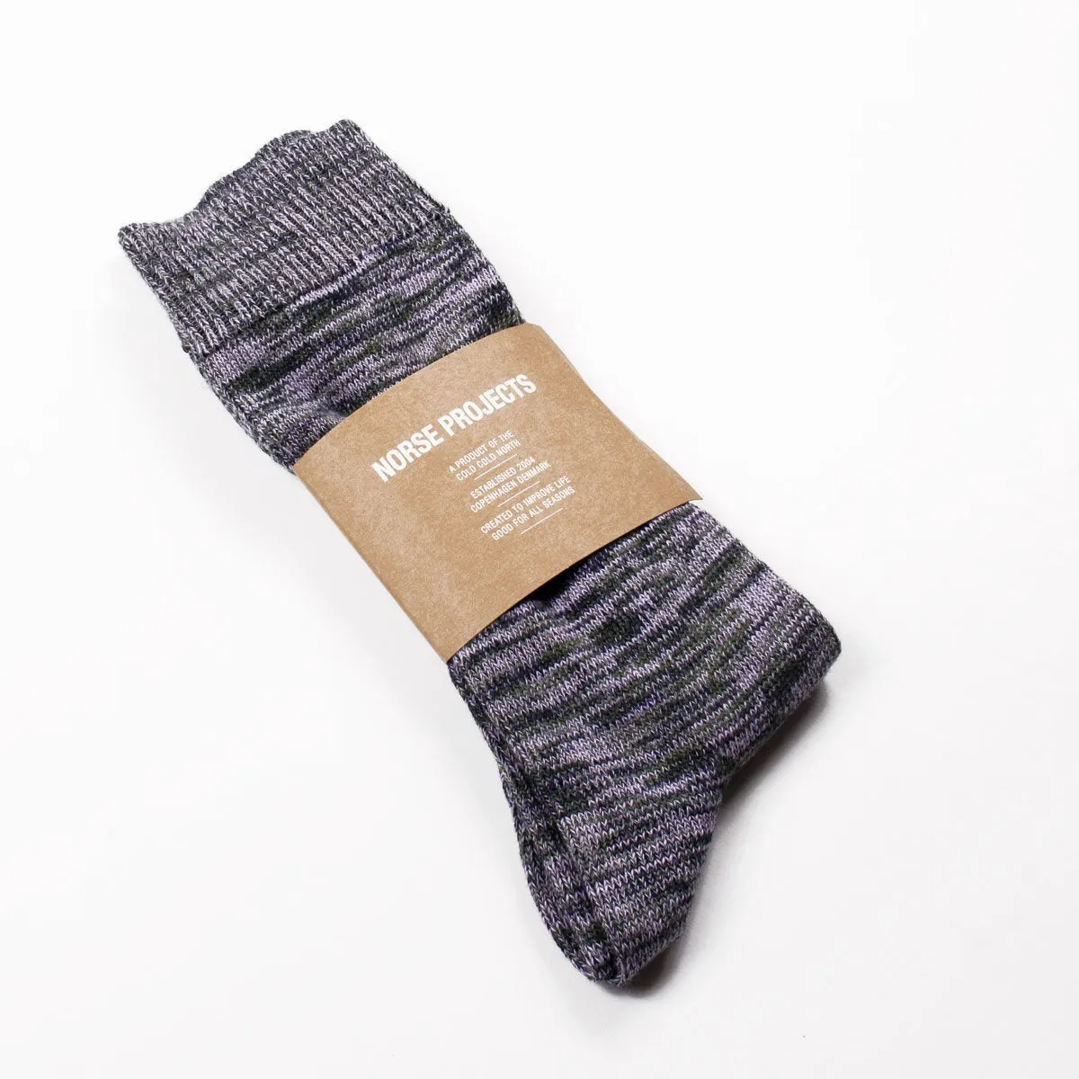 Norse Projects - Bjarki Blend Socks - Heather