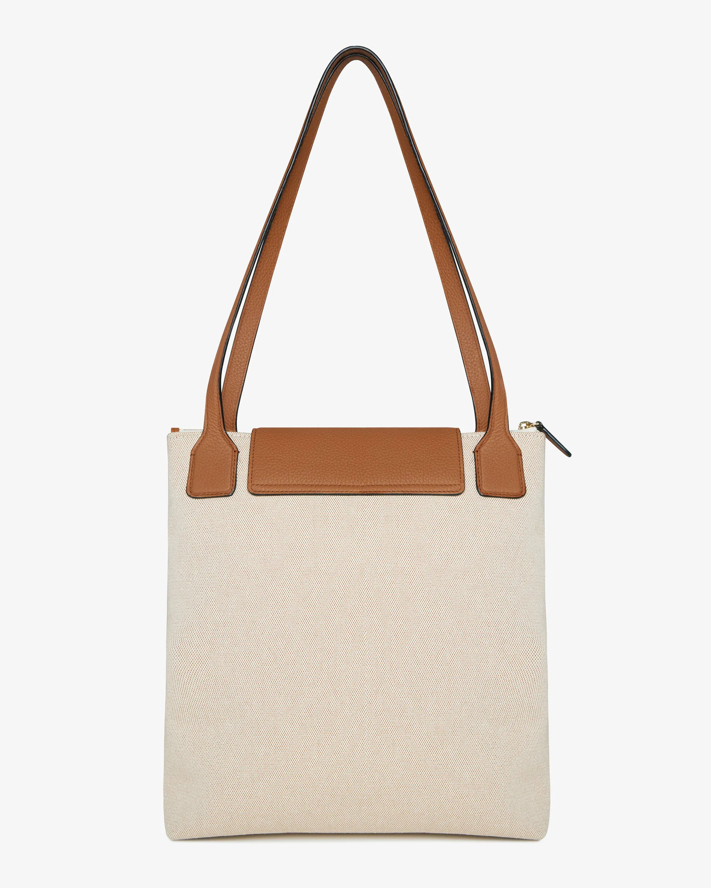 North/South Tote - Canvas Ecru/Tan