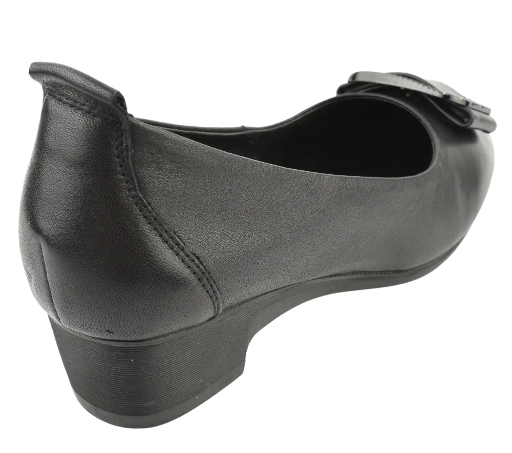 Pantofi casual, dama, FORMAZIONE, 220712-01 negru, piele naturala