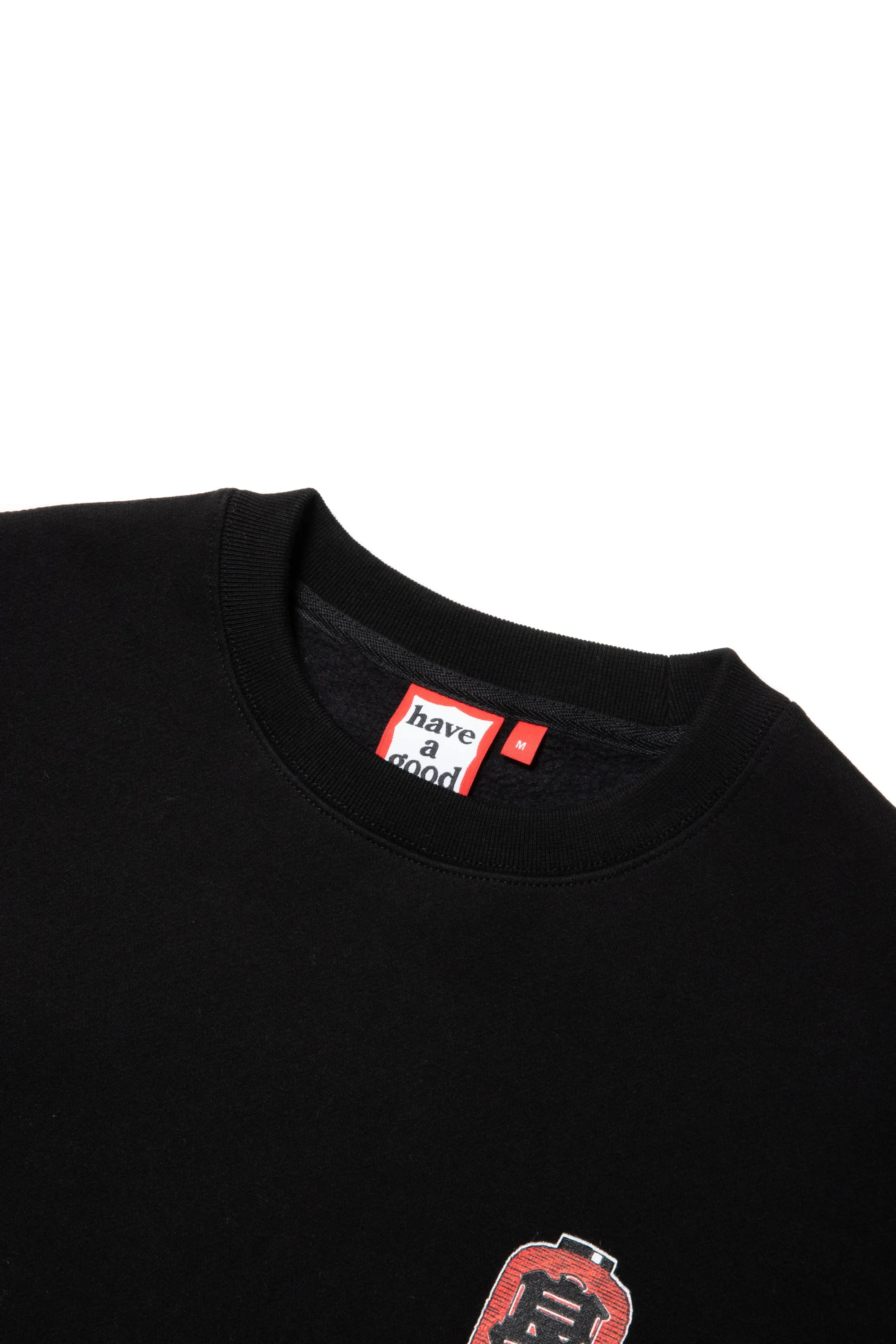 PAPER LANTERN LOGO CREWNECK FL BLACK