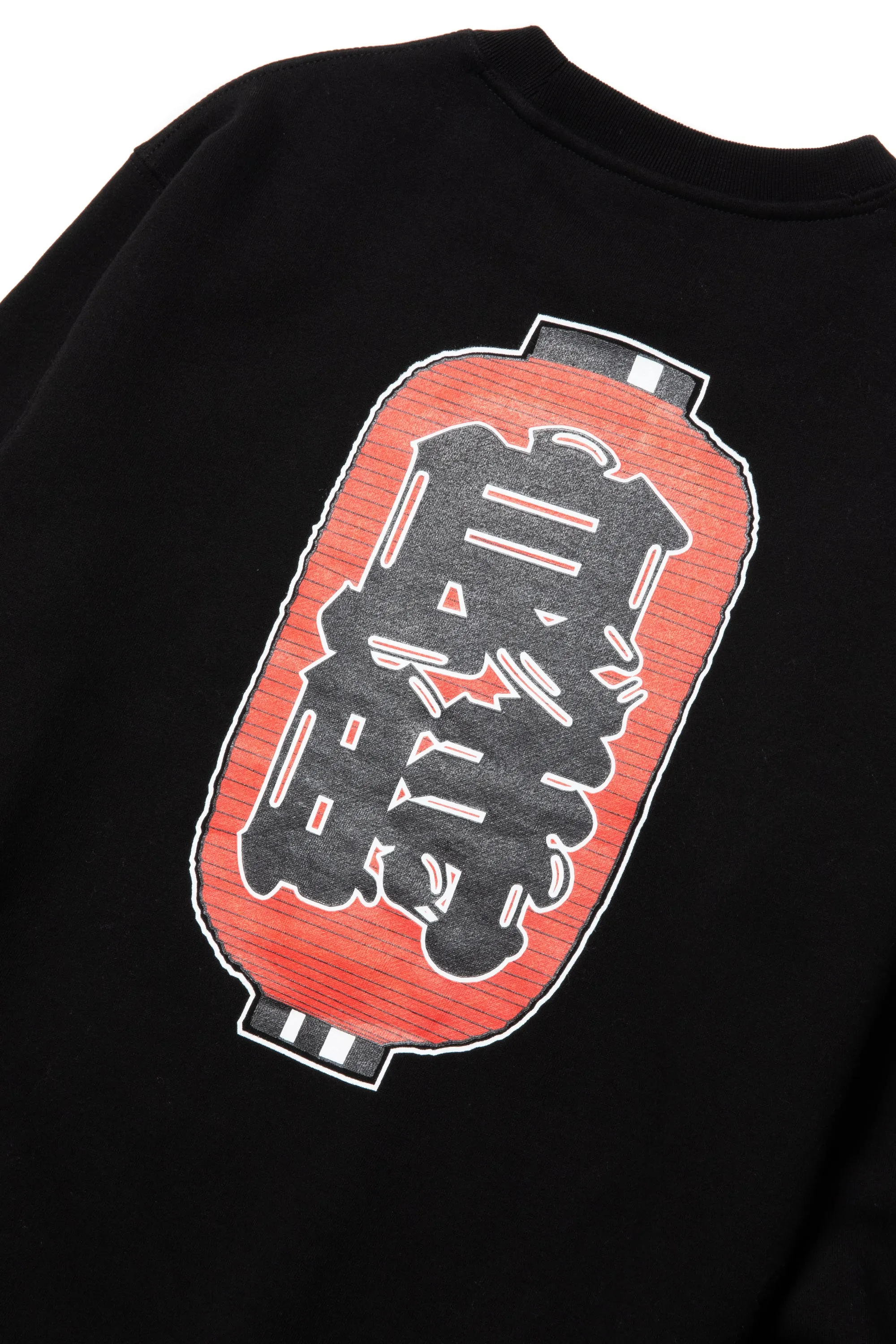 PAPER LANTERN LOGO CREWNECK FL BLACK