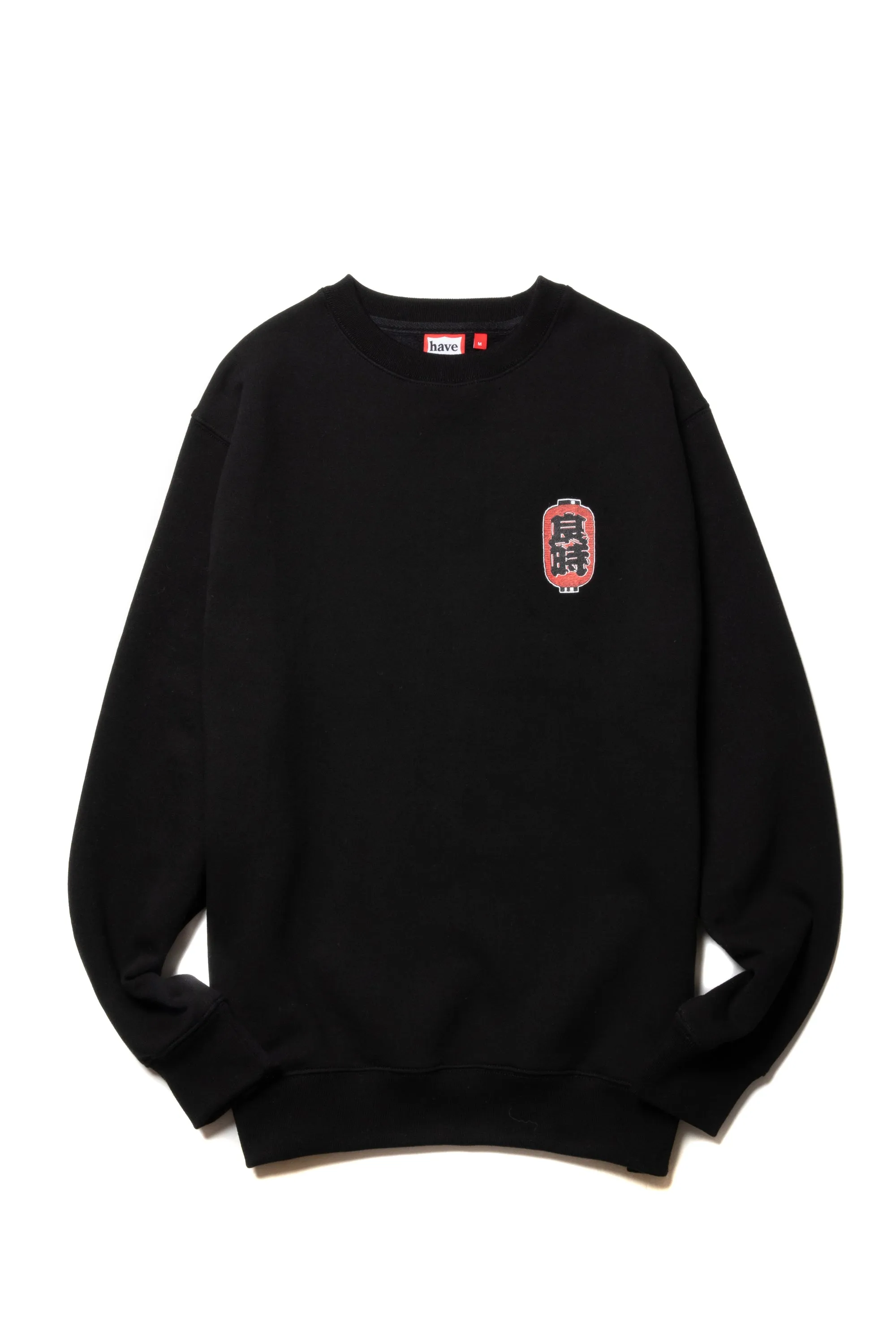 PAPER LANTERN LOGO CREWNECK FL BLACK