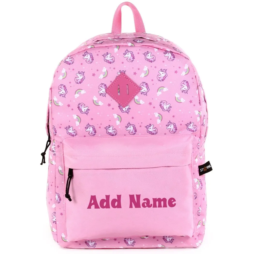 Personalized School Backpack or Lunch Bag - Unicorn