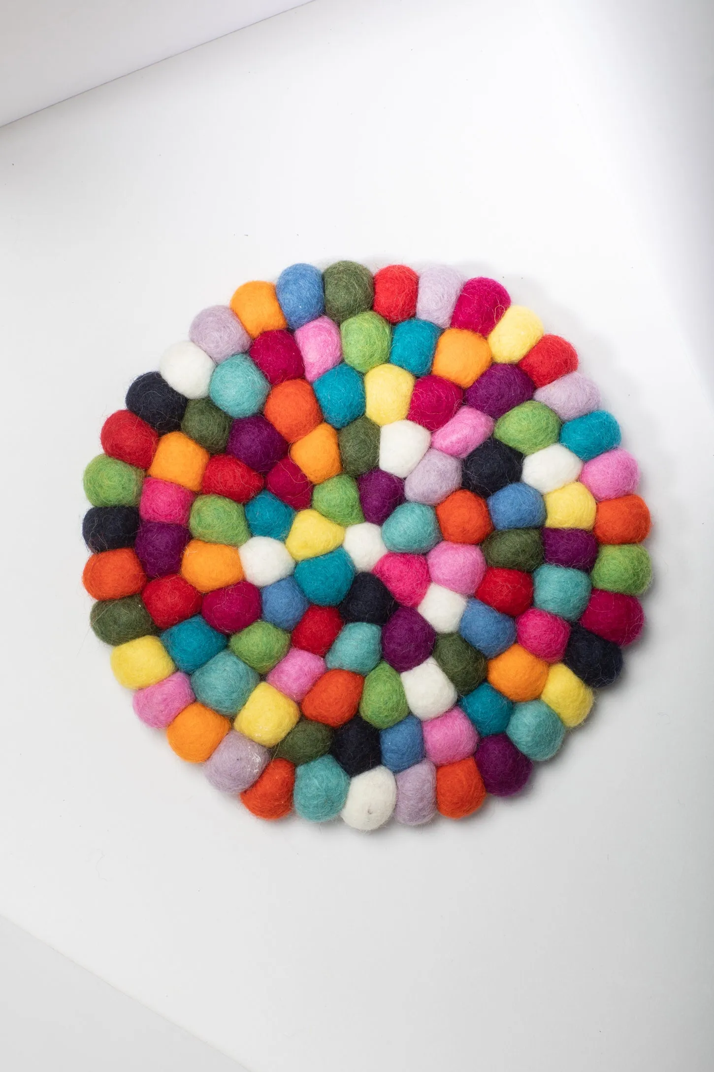 Pom Pom Felt Trivet