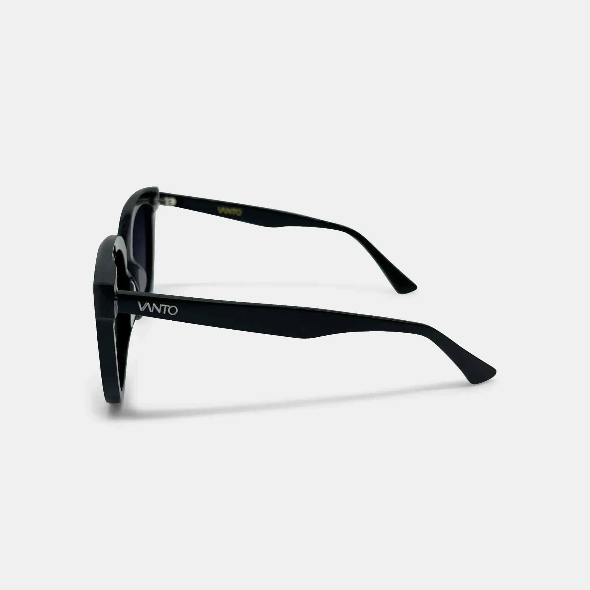 Protagonist Black Acetate Oversized Square Frame