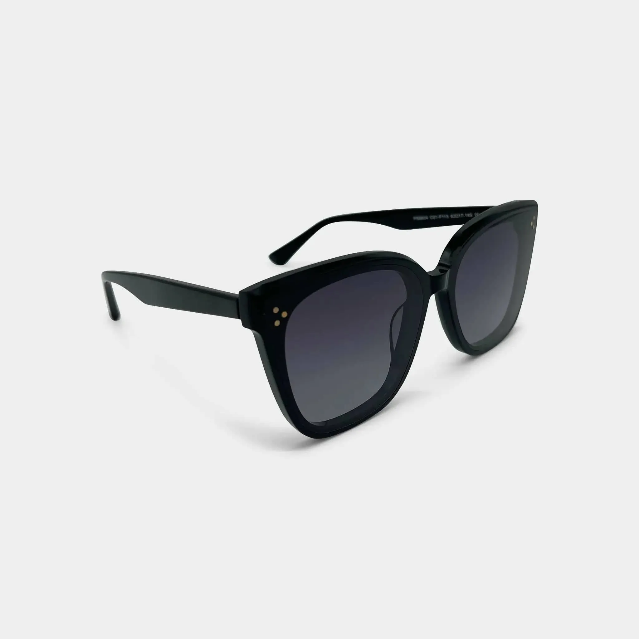 Protagonist Black Acetate Oversized Square Frame