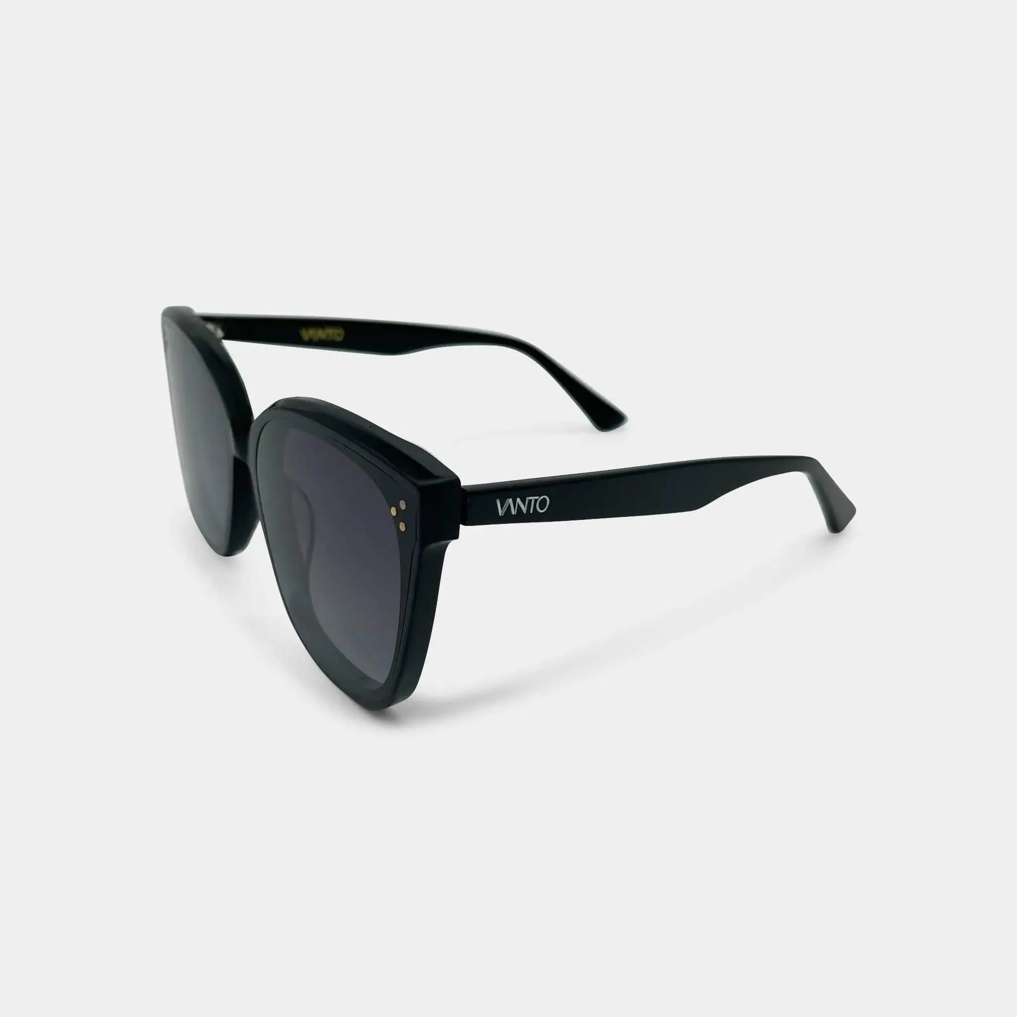 Protagonist Black Acetate Oversized Square Frame