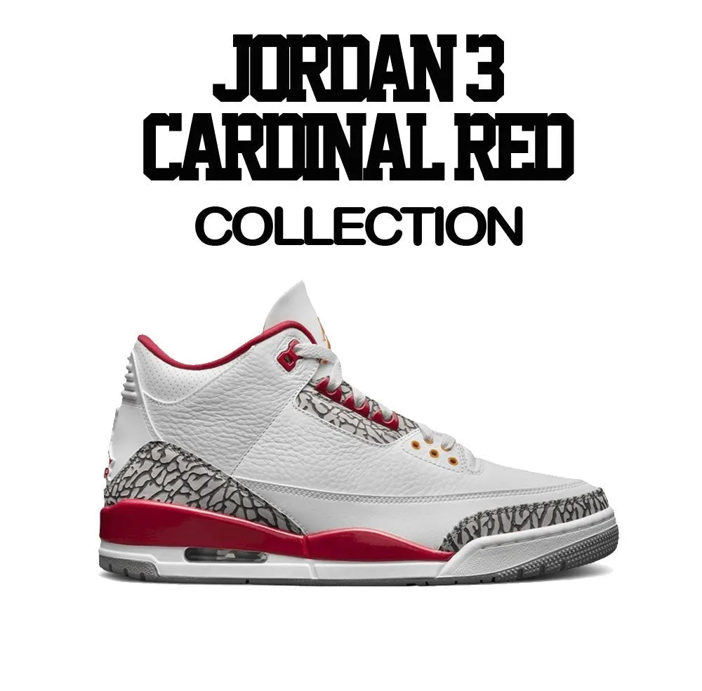 Retro 3 Cardinal Red Rolie Time Shirt