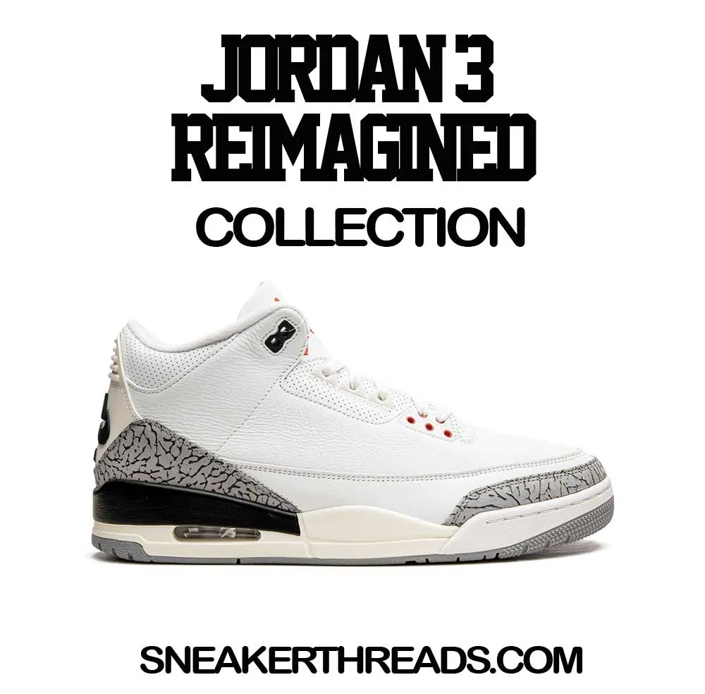 Retro 3 Reimagined White Cement Greatest Shirt