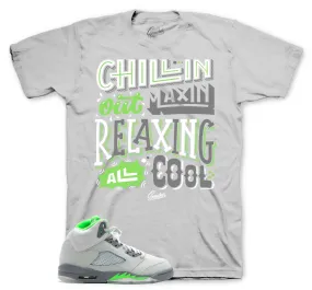 Retro 5 Green Bean Chillin Shirt