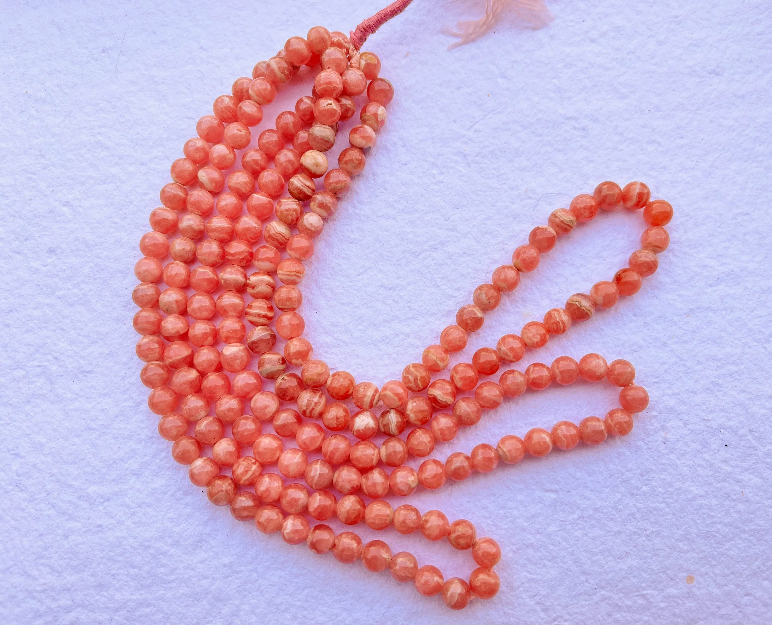 RHODOCHROSITE Beads Smooth Balls Shape