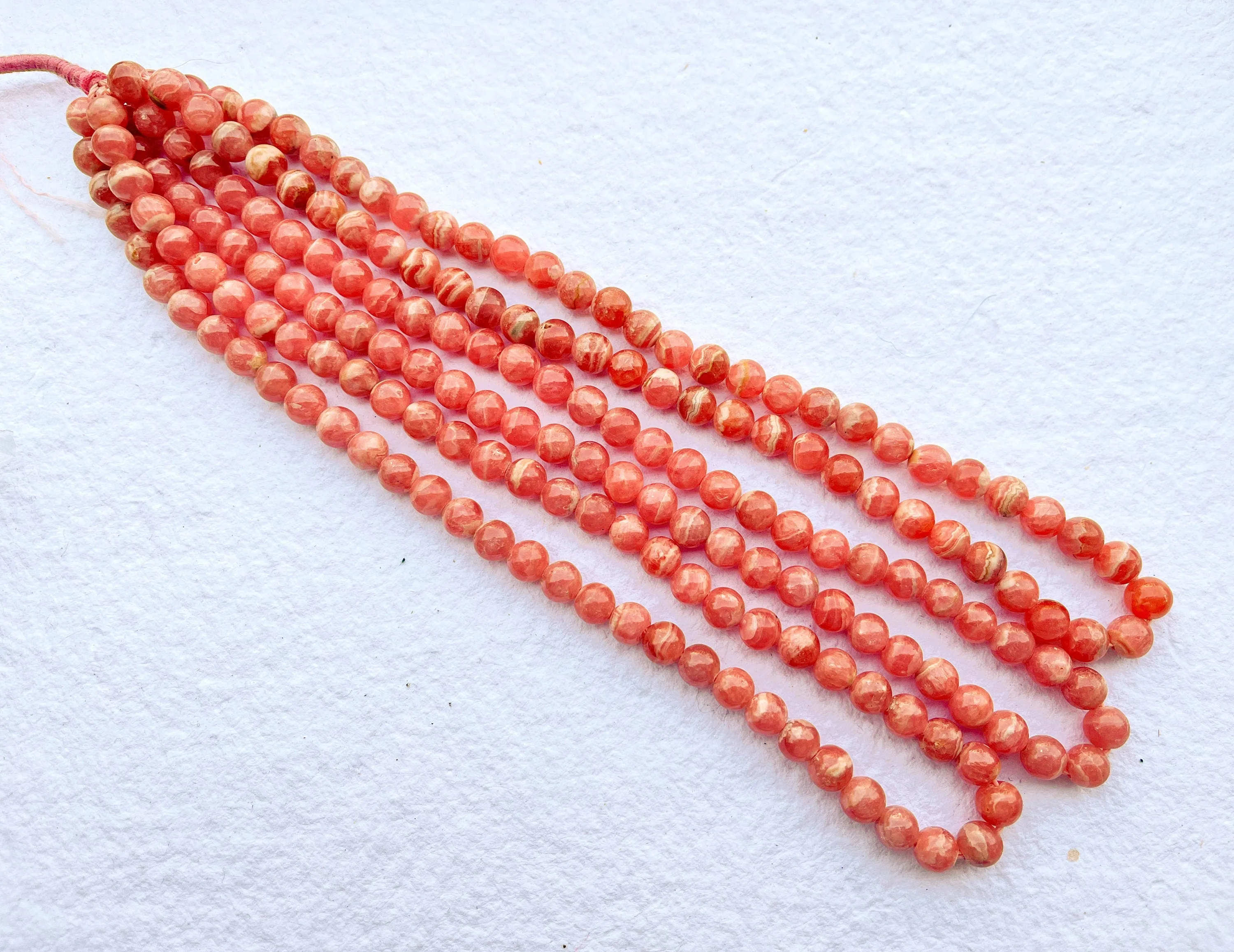 RHODOCHROSITE Beads Smooth Balls Shape