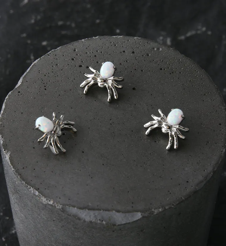 Spider White Opalite Internally Threaded Titanium Top