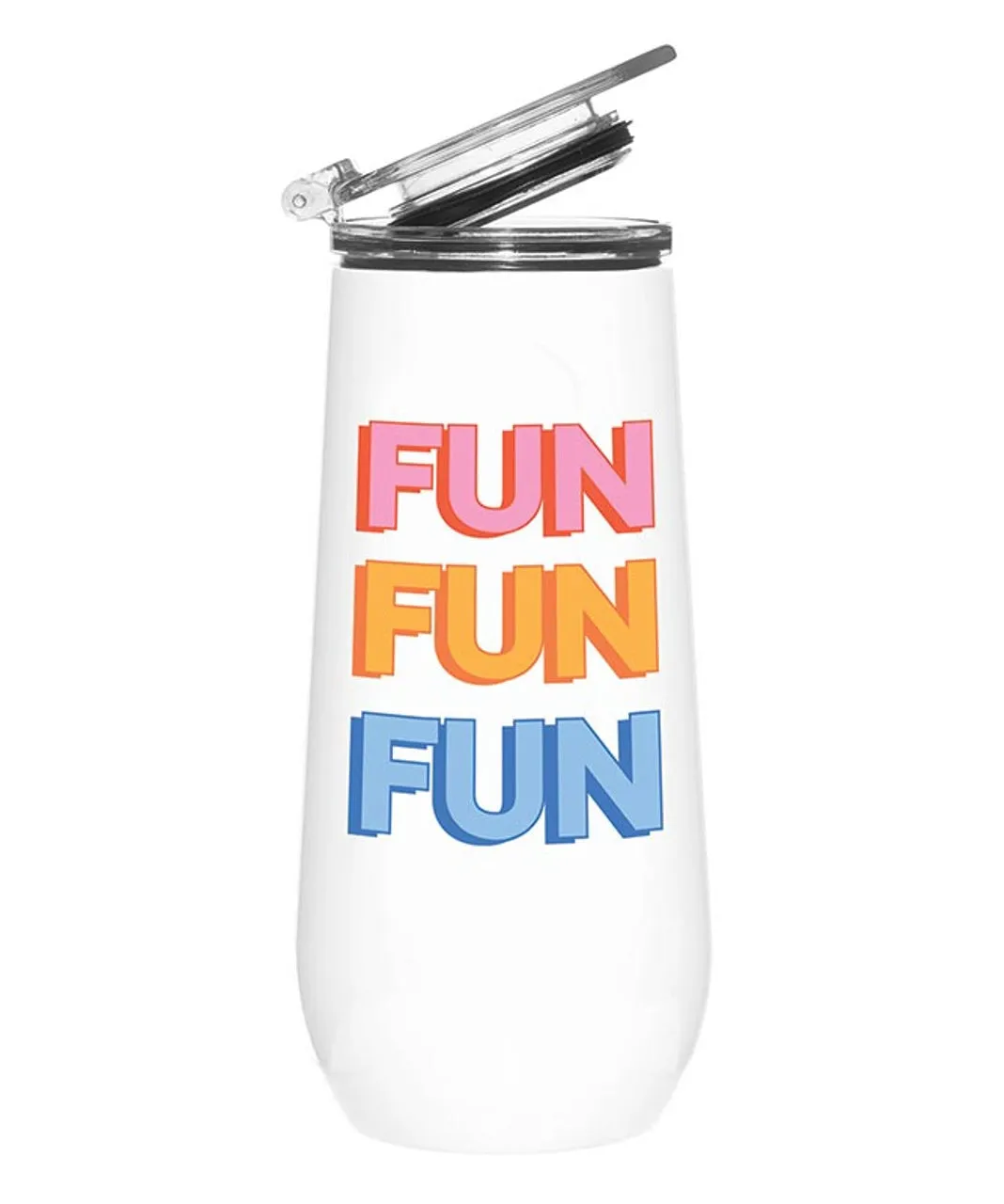 Stainless Steel Champagne Tumbler - Fun Fun Fun