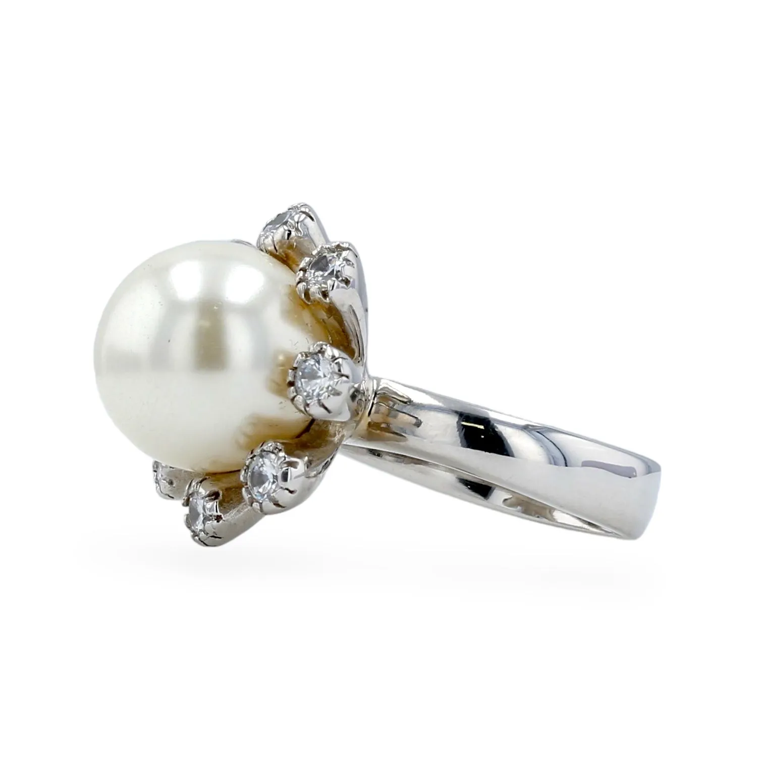 Sterling silver 925 pearl ring