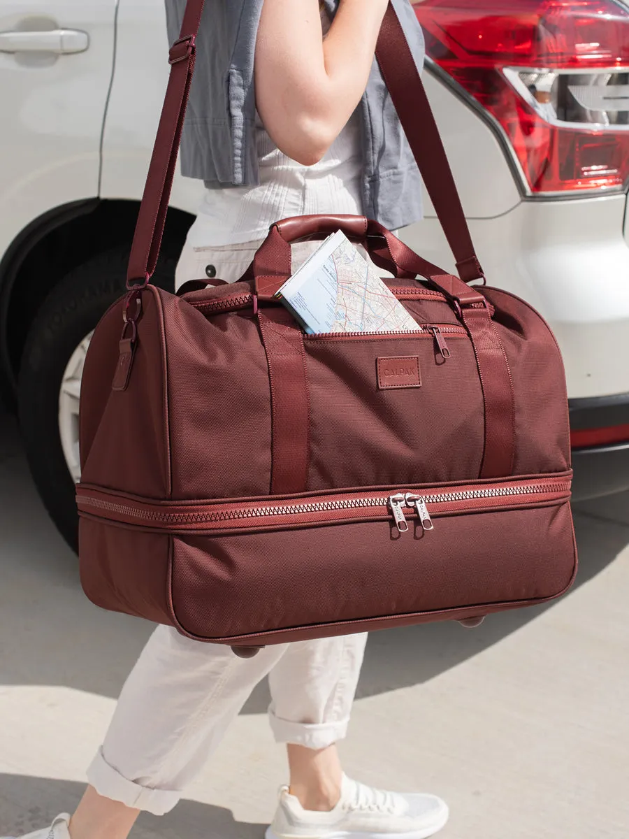 Stevyn Duffel Bag with Shoe Compartment