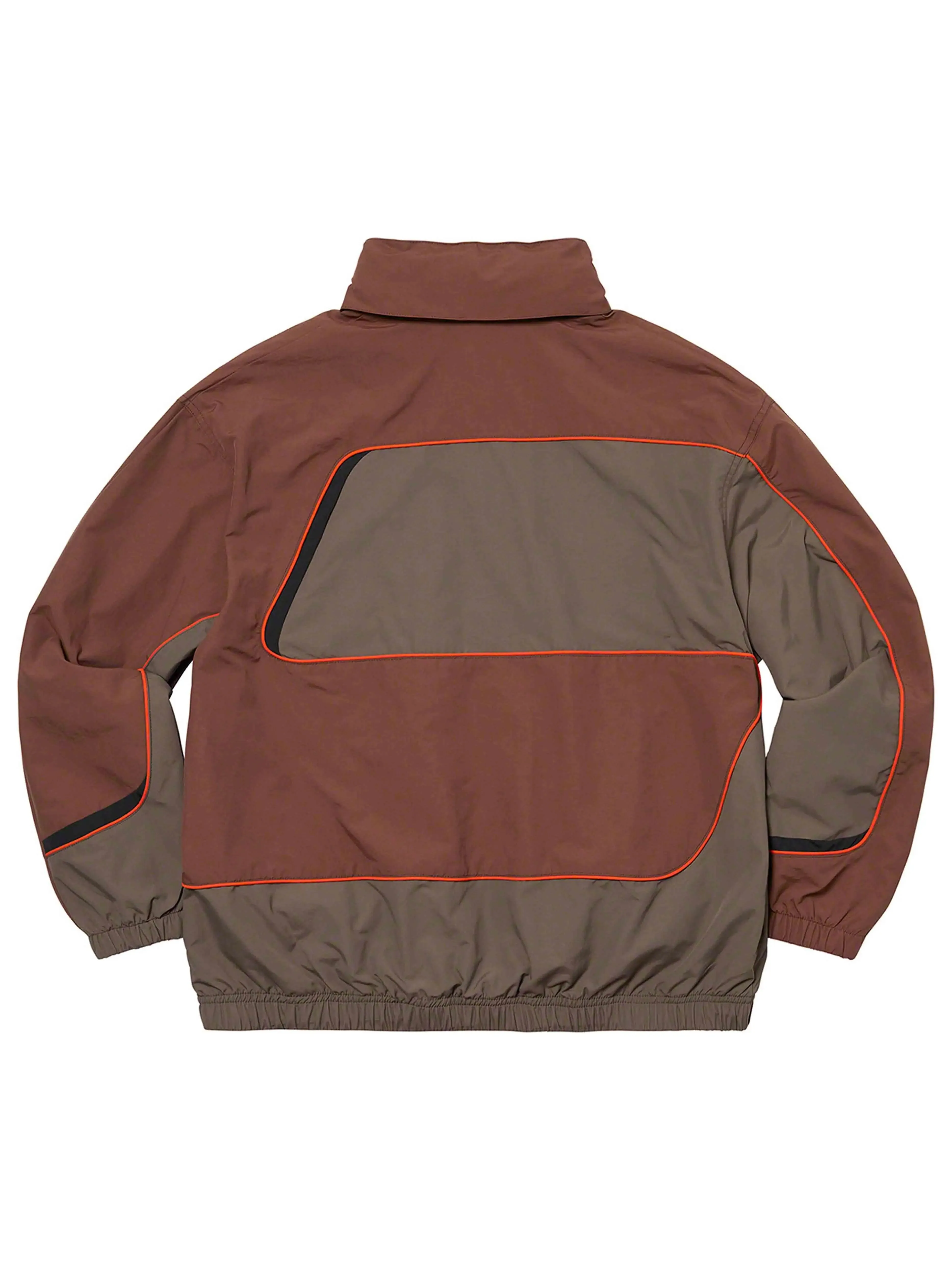 Supreme S Paneled Track Jacket Brown [FW21]