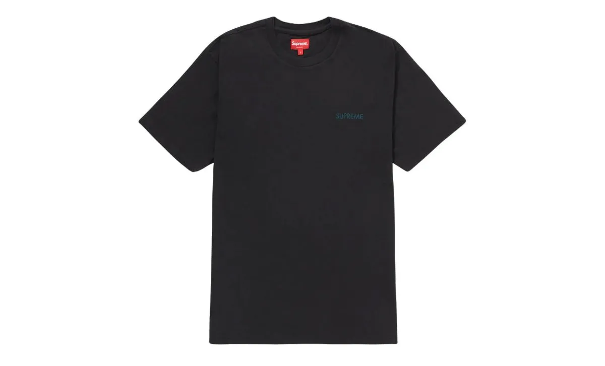 Supreme Washed Capital S/S Top Black