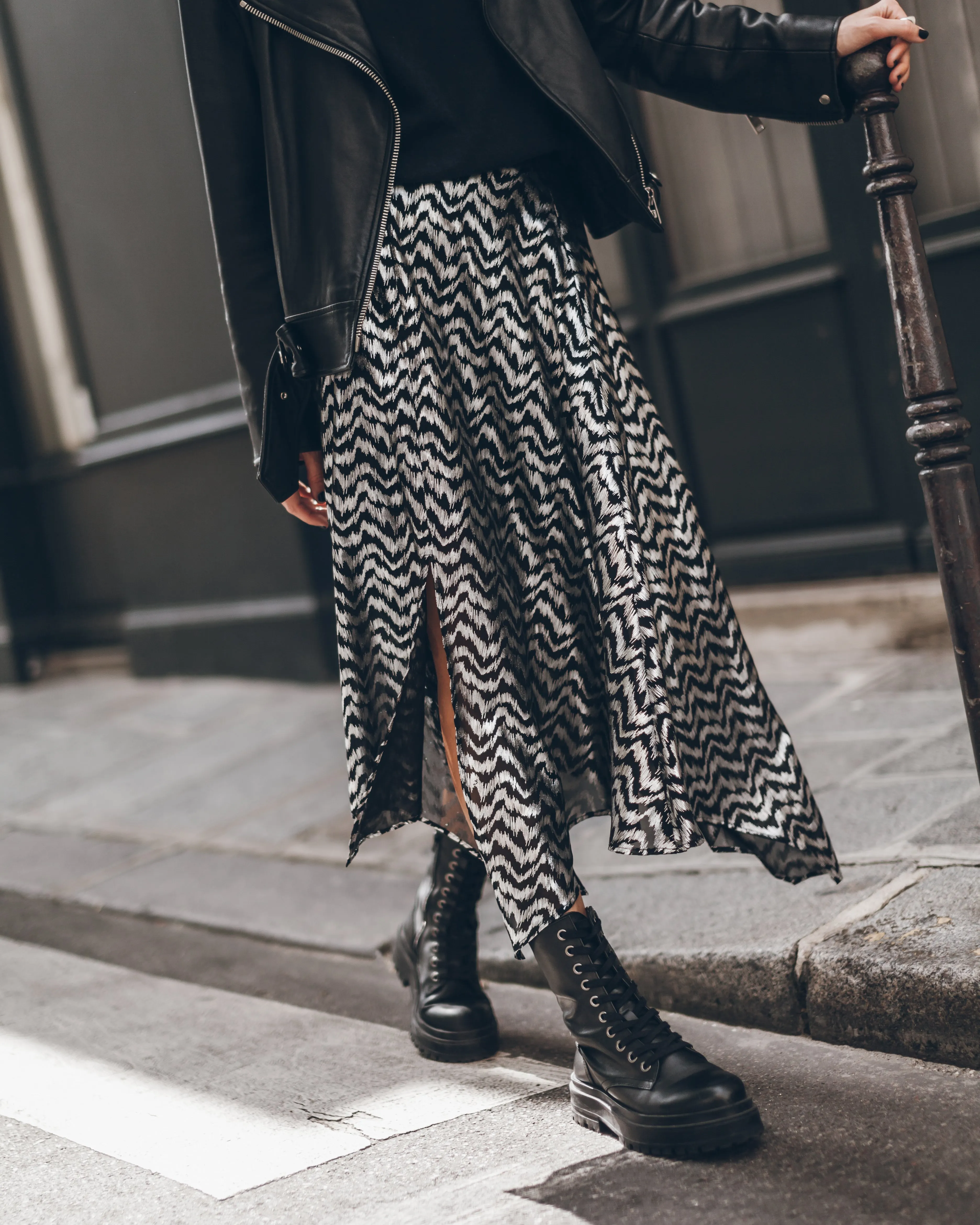 The Metallic Chill Skirt