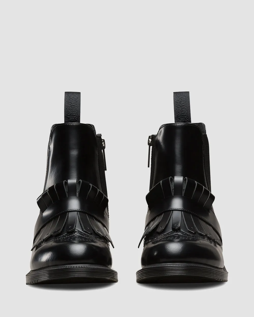 TINA BLACK POLISHED SMOOTH BOOT