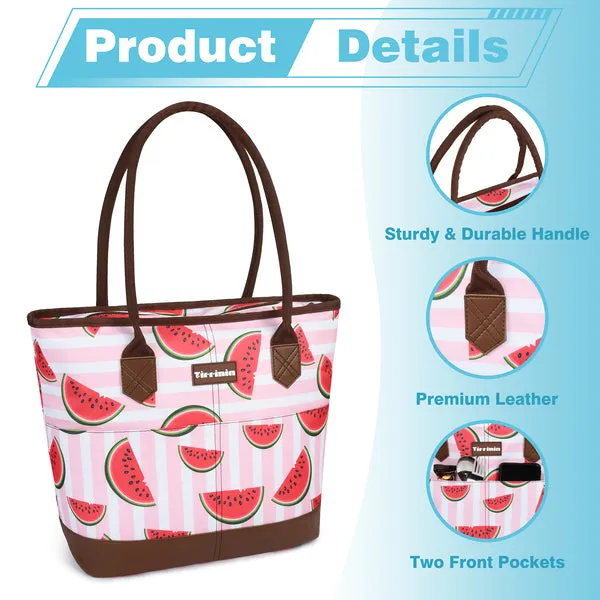 Tirrinia Large Insulated Cooler Tote Bag for Women