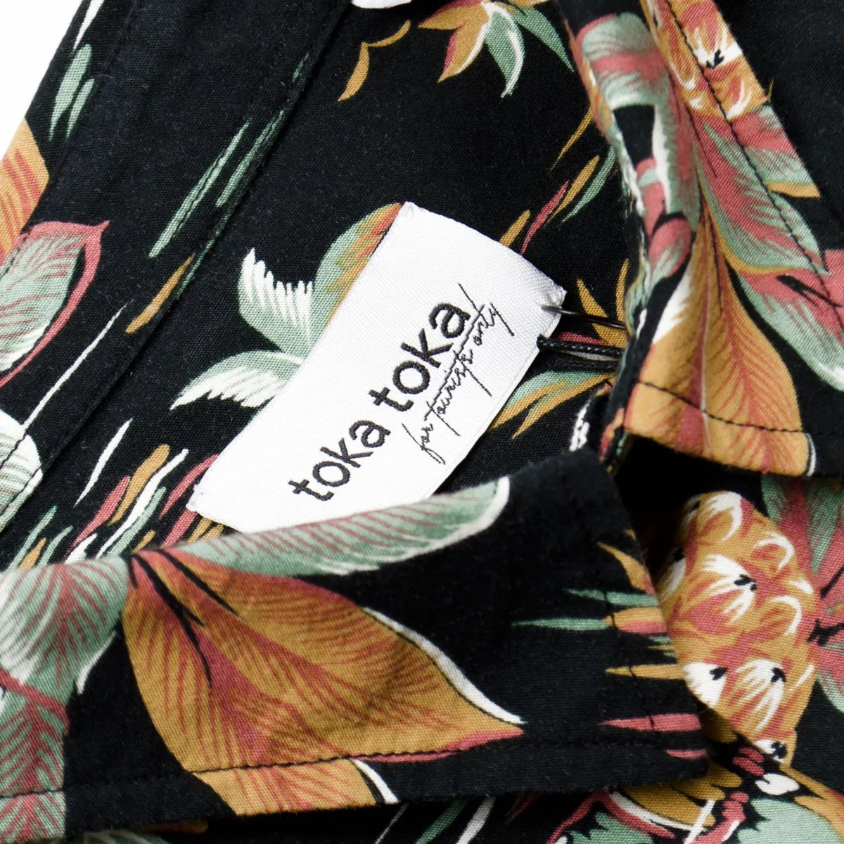 Toka Toka - Prado Short Sleeve Shirt - Palm Tree Print