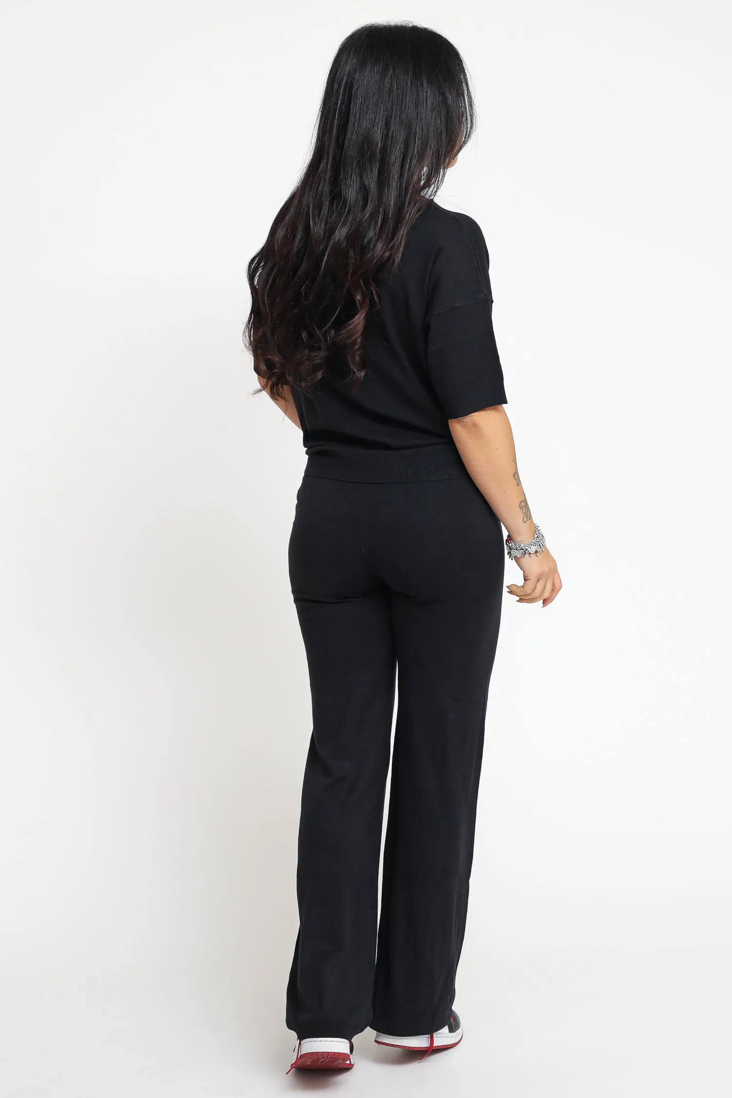 Twin-Set  Pant e Maxi T-shirt - Nero