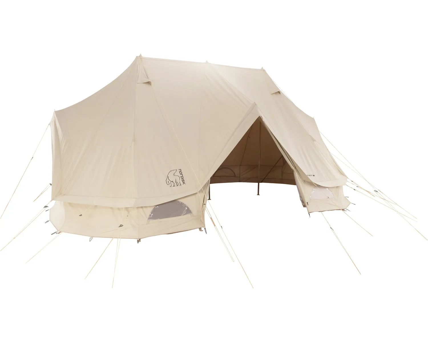 Vanaheim 40 m² glamping tent - 16 person - Natural