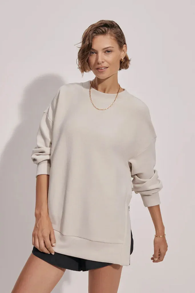 Varley - Mae Boyfriend Sweater - Moonbeam