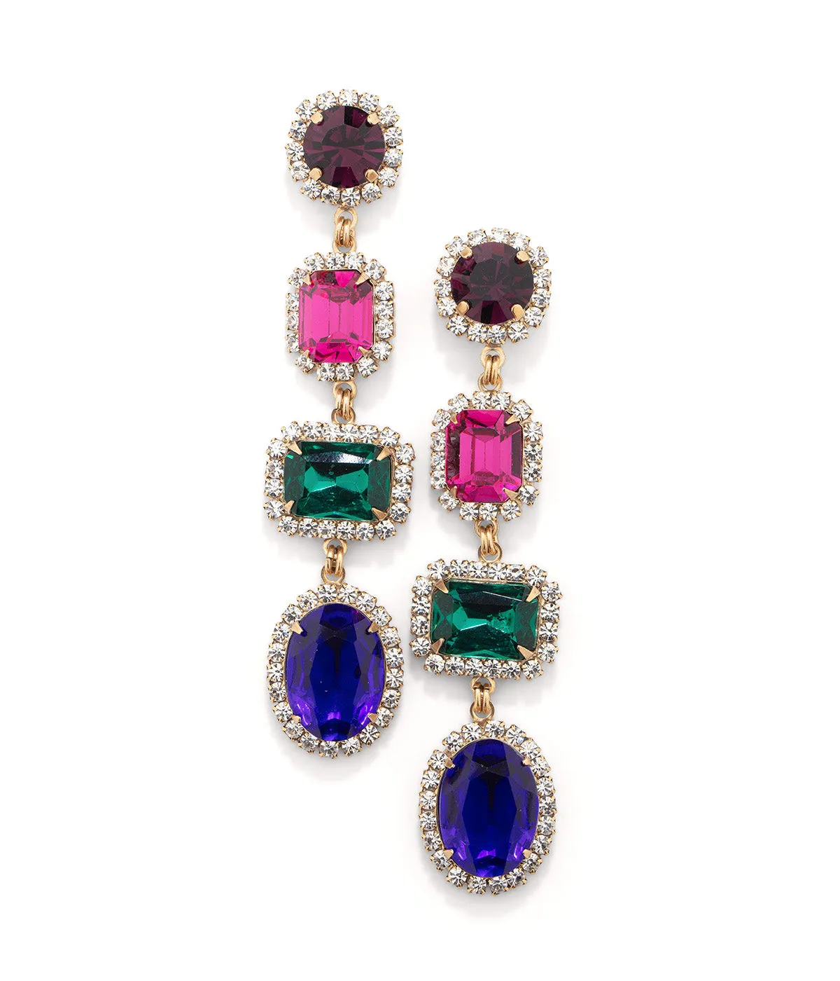 Veronica Four Drop Earrings