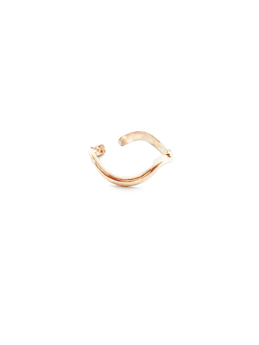 Wavy Band Toe Ring