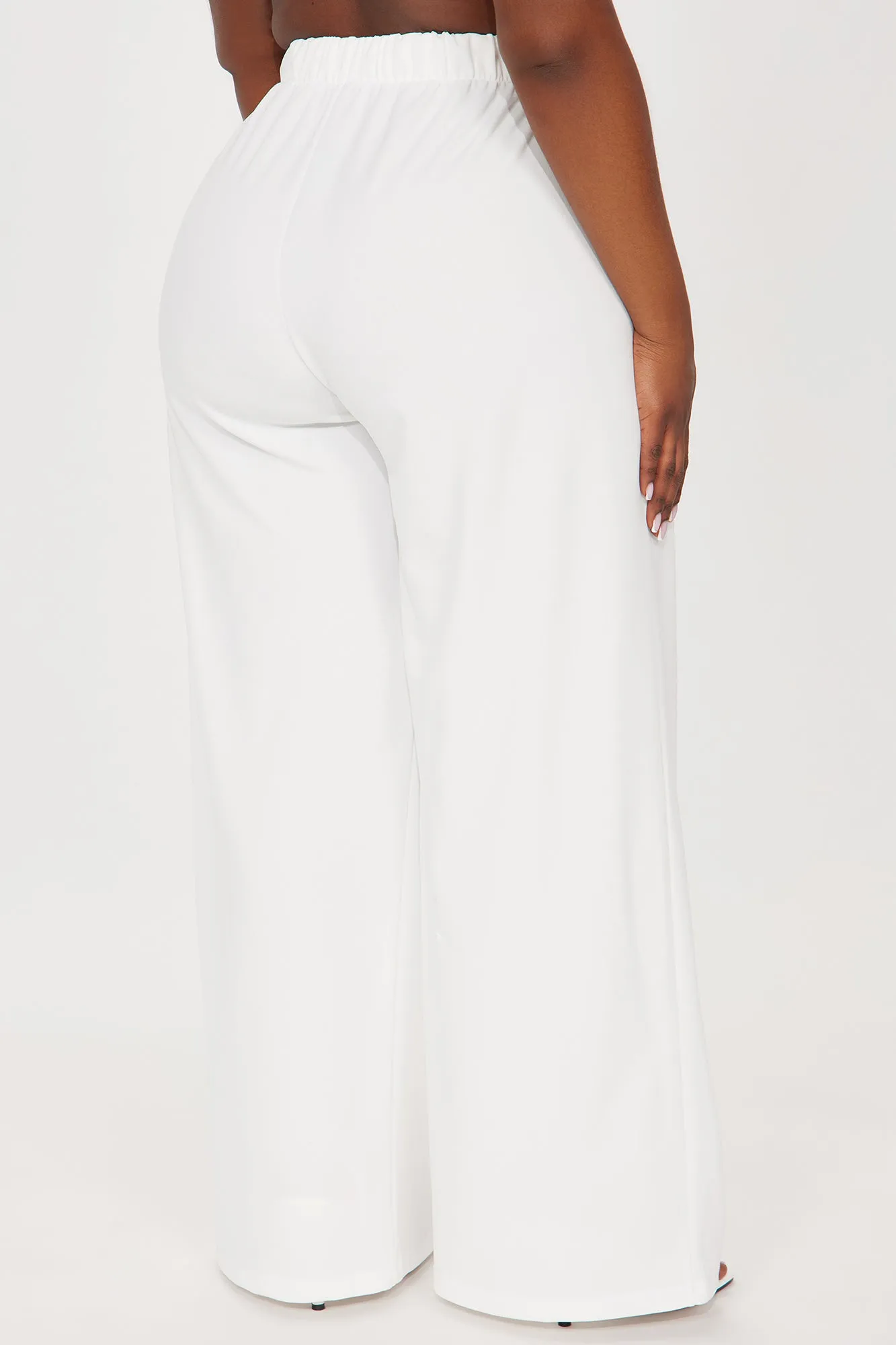 What Matters Most Wide Leg Trouser - White