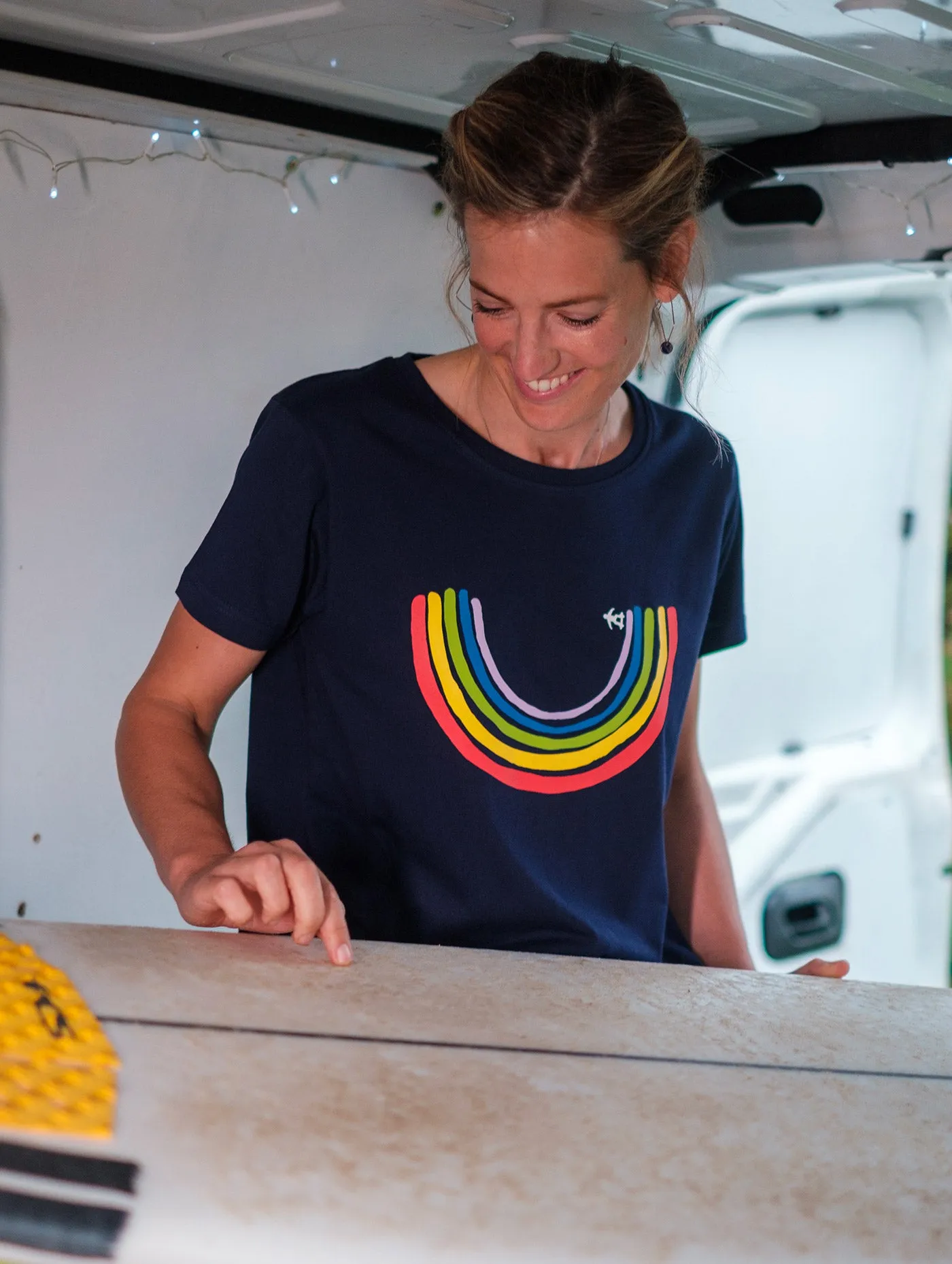 Women's Rainbow Skater Organic T-shirt